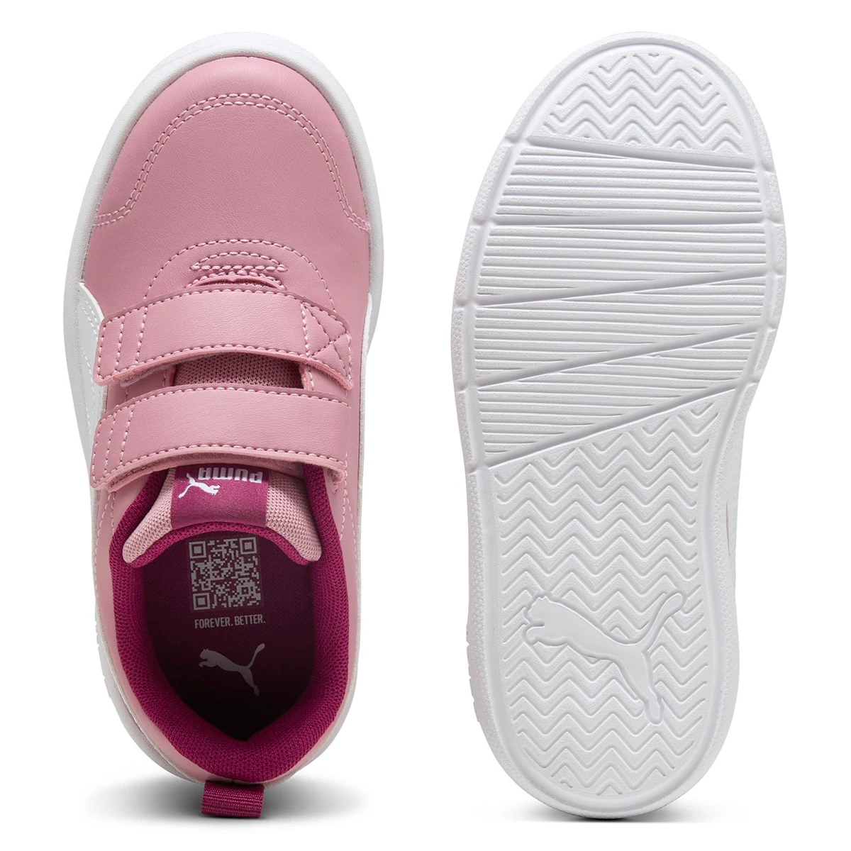 ZAPATILLAS NIÑA PUMA CASUALES ROSADO COURTFLEX V3 V INF  - 3