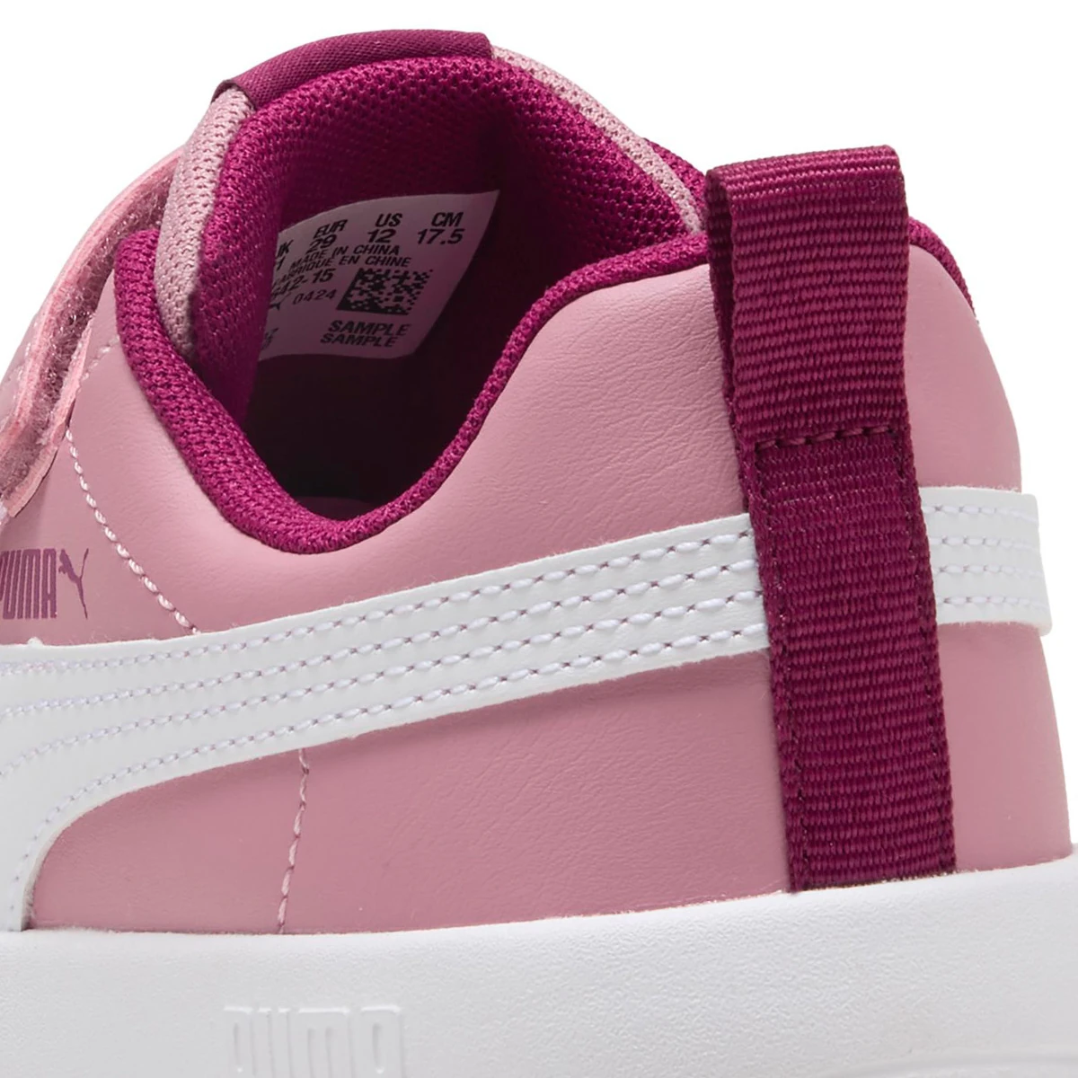 ZAPATILLAS NIÑA PUMA CASUALES ROSADO COURTFLEX V3 V INF  - 5