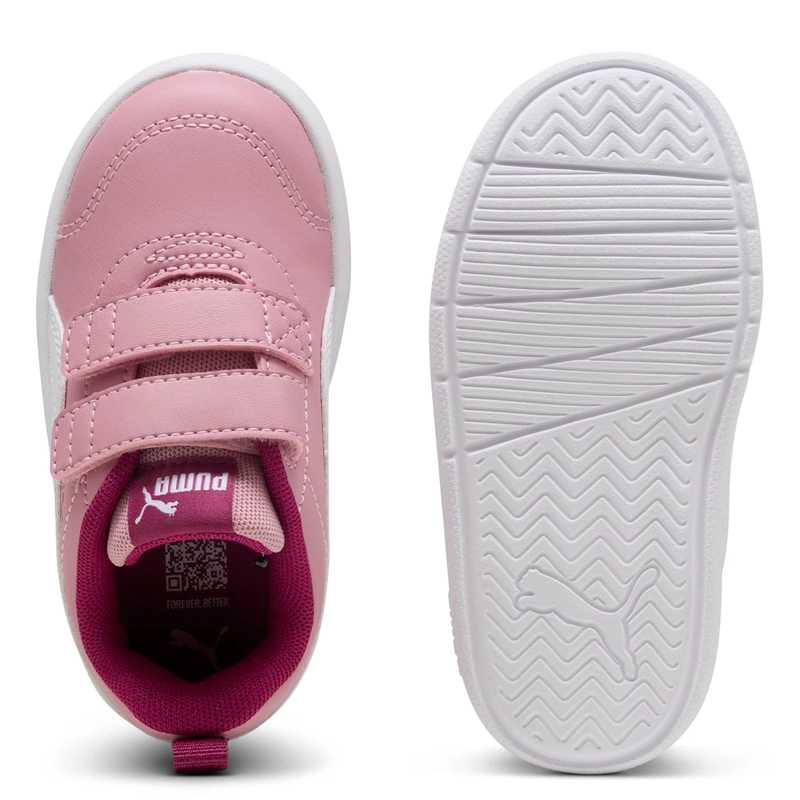 ZAPATILLAS NIÑA PUMA CASUALES ROSADO COURTFLEX V3 V INF  - 3