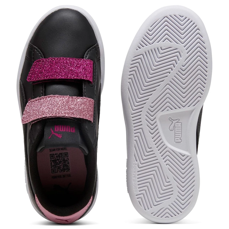 ZAPATILLAS NIÑA PUMA CASUALES NEGRO SMASH 3.0 - 4