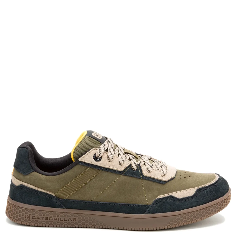 ZAPATILLAS HOMBRE CATERPILLAR URBANAS VERDE PAUSE RETRO LEATHER CUERO - 1