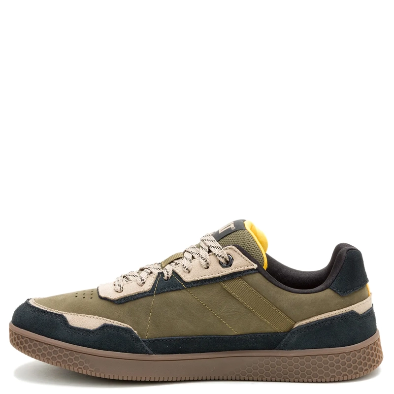 ZAPATILLAS HOMBRE CATERPILLAR URBANAS VERDE PAUSE RETRO LEATHER CUERO - 3