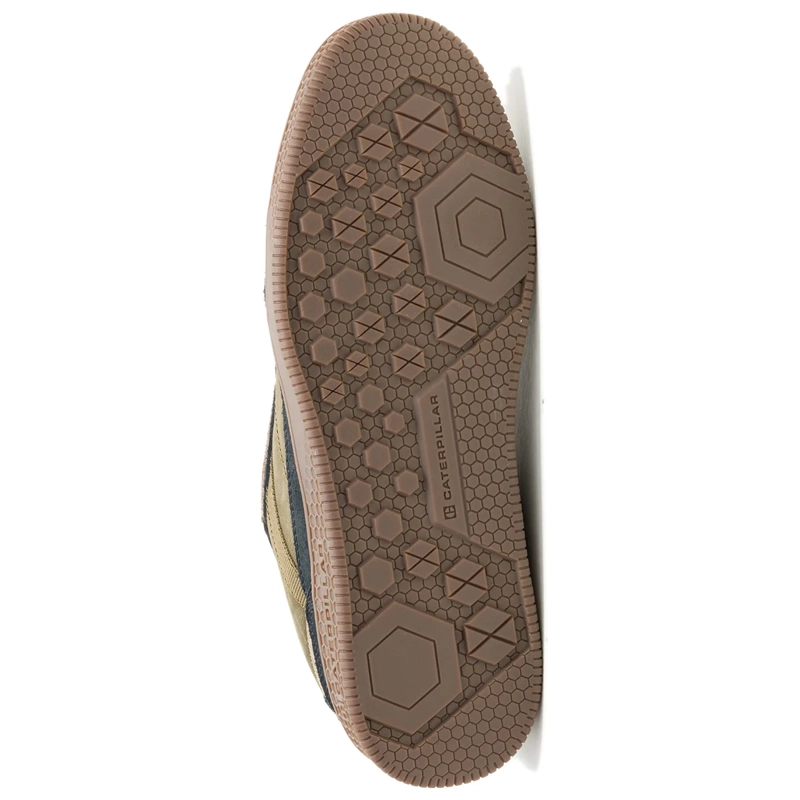 ZAPATILLAS HOMBRE CATERPILLAR URBANAS VERDE PAUSE RETRO LEATHER CUERO - 6