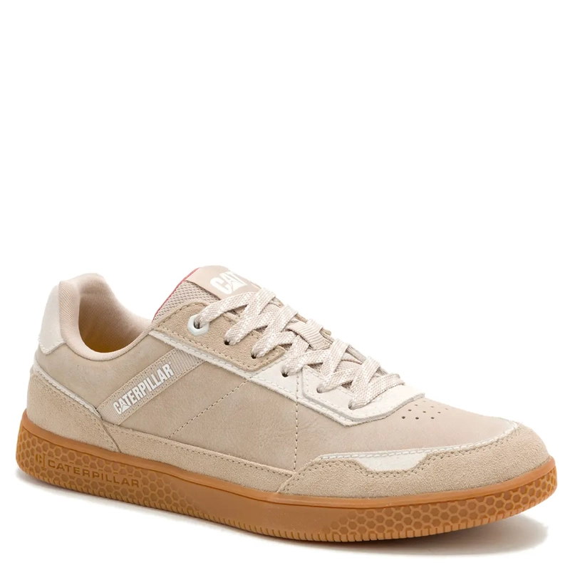 ZAPATILLAS HOMBRE CATERPILLAR URBANAS BEIGE PAUSE RETRO LEATHER CUERO - 2