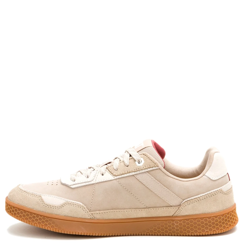 ZAPATILLAS HOMBRE CATERPILLAR URBANAS BEIGE PAUSE RETRO LEATHER CUERO - 4