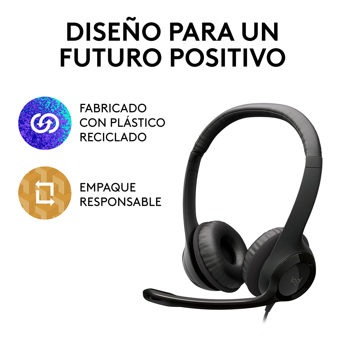 AUDÍFONOS LOGITECH ON EAR H390 - 11
