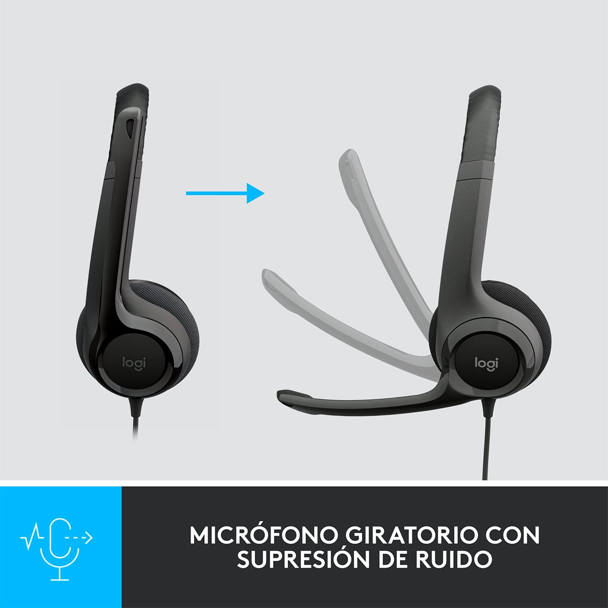 AUDÍFONOS LOGITECH ON EAR H390 - 4