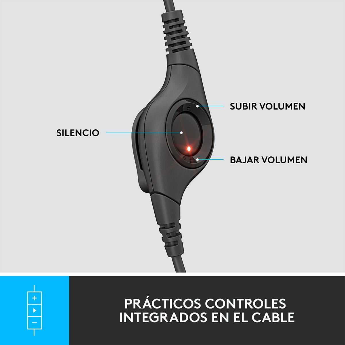 AUDÍFONOS LOGITECH ON EAR H390 - 5