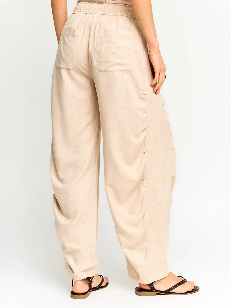 PANTALÓN MUJER INDEX LINO BALLOON PIJAMERO - 3
