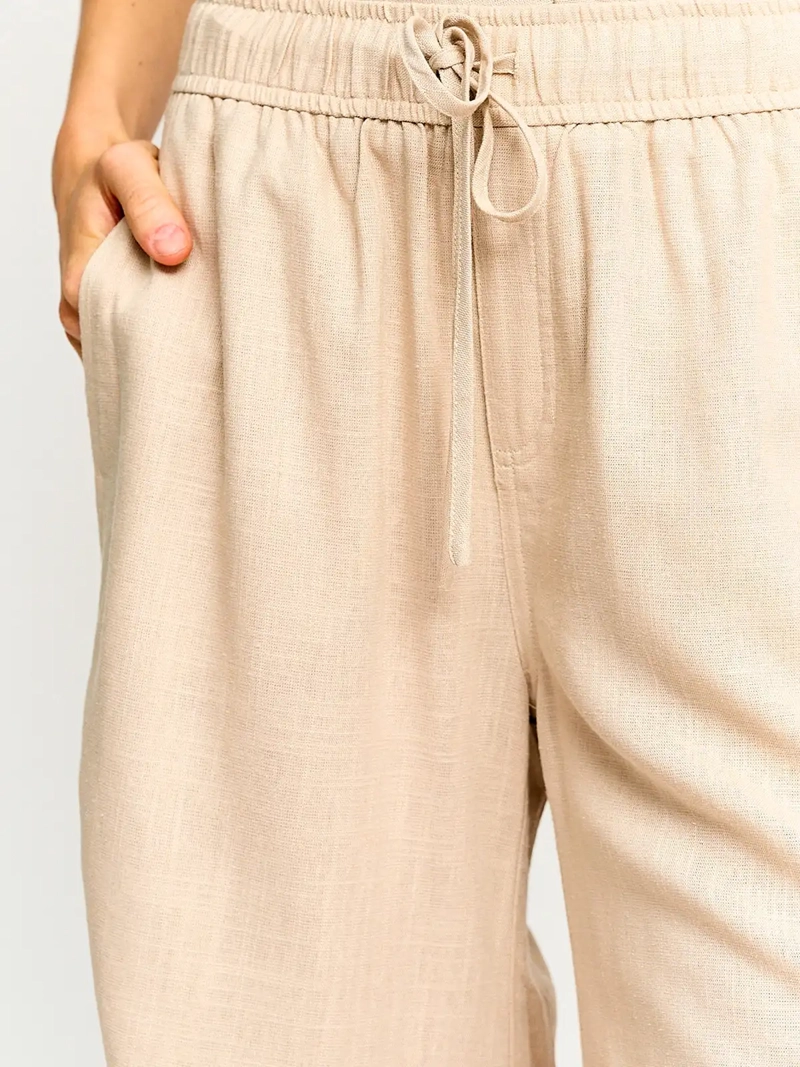 PANTALÓN MUJER INDEX LINO BALLOON PIJAMERO - 4