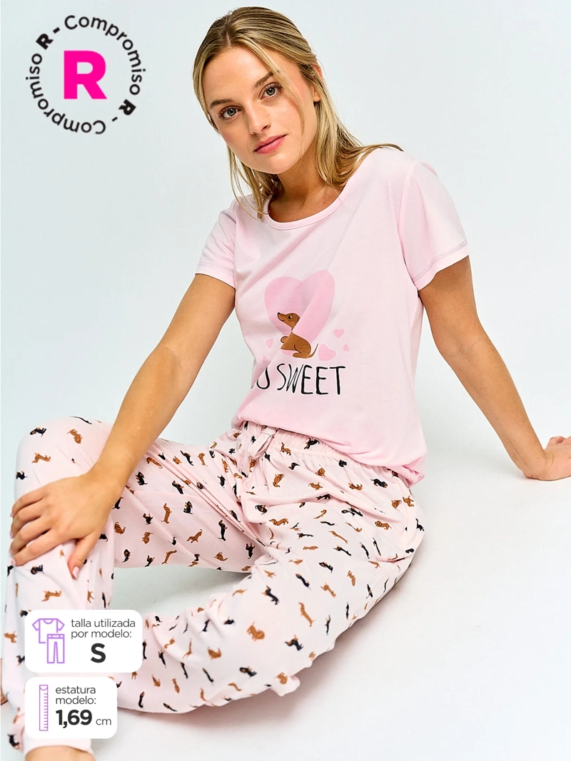 PANTALÓN DE PIJAMA MUJER INDEX NEW PUNO PRINT