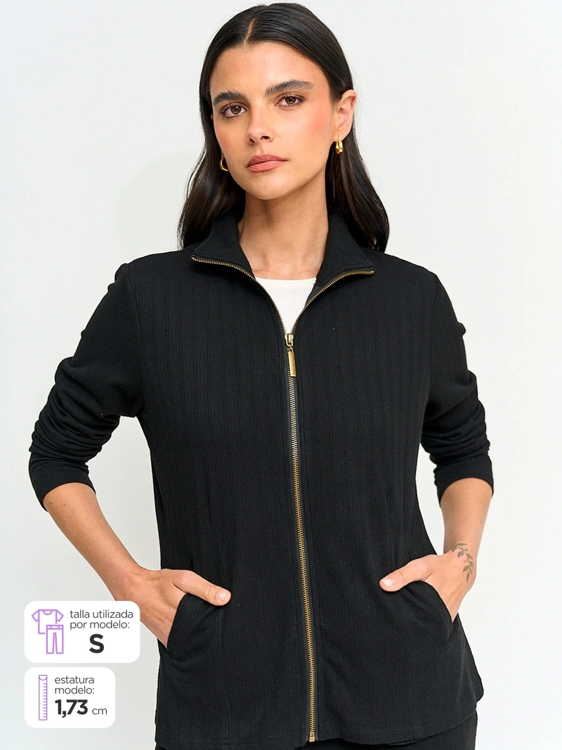 POLERÓN MUJER AZIZ MANGA LARGA - 1