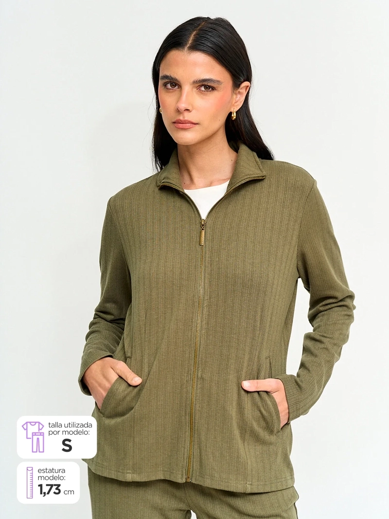 POLERÓN MUJER AZIZ MANGA LARGA - 1