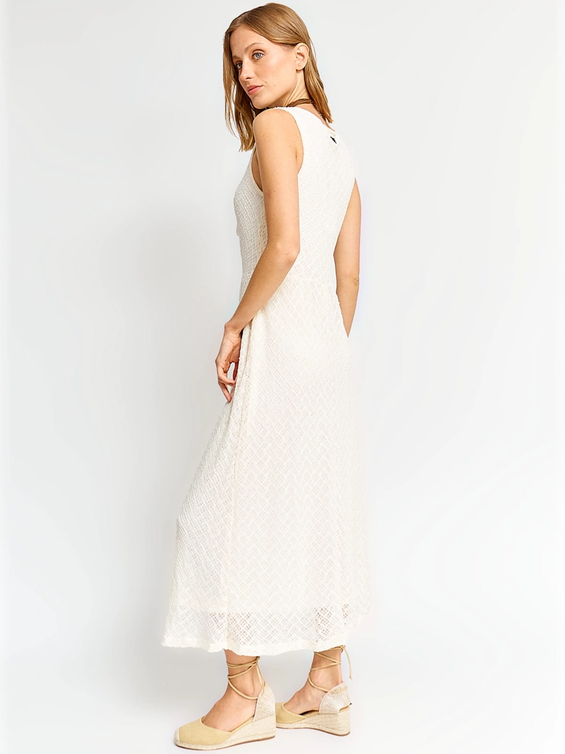 VESTIDO MUJER TATIENNE ALGODÓN LARGO PUNTO - 3