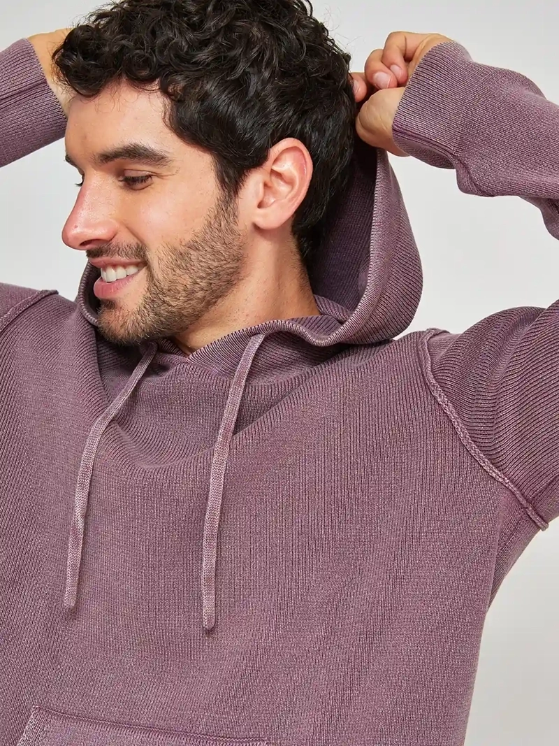 SWEATER HOMBRE BARBADOS ALGODÓN CAPUCHA - 3
