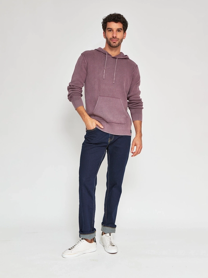 SWEATER HOMBRE BARBADOS ALGODÓN CAPUCHA - 4