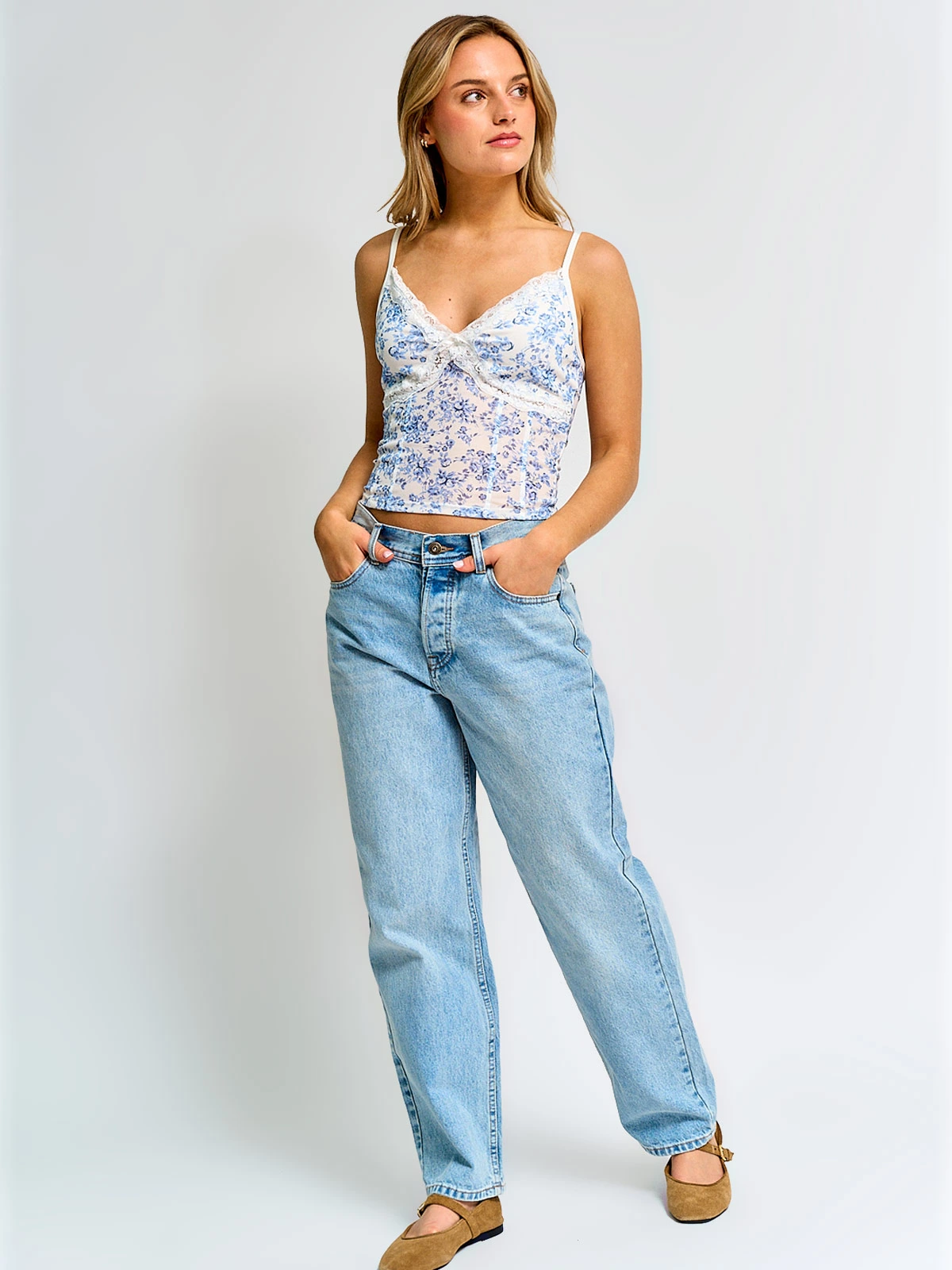 POLERA MUJER INDEX SIN MANGAS LENCERO - 4