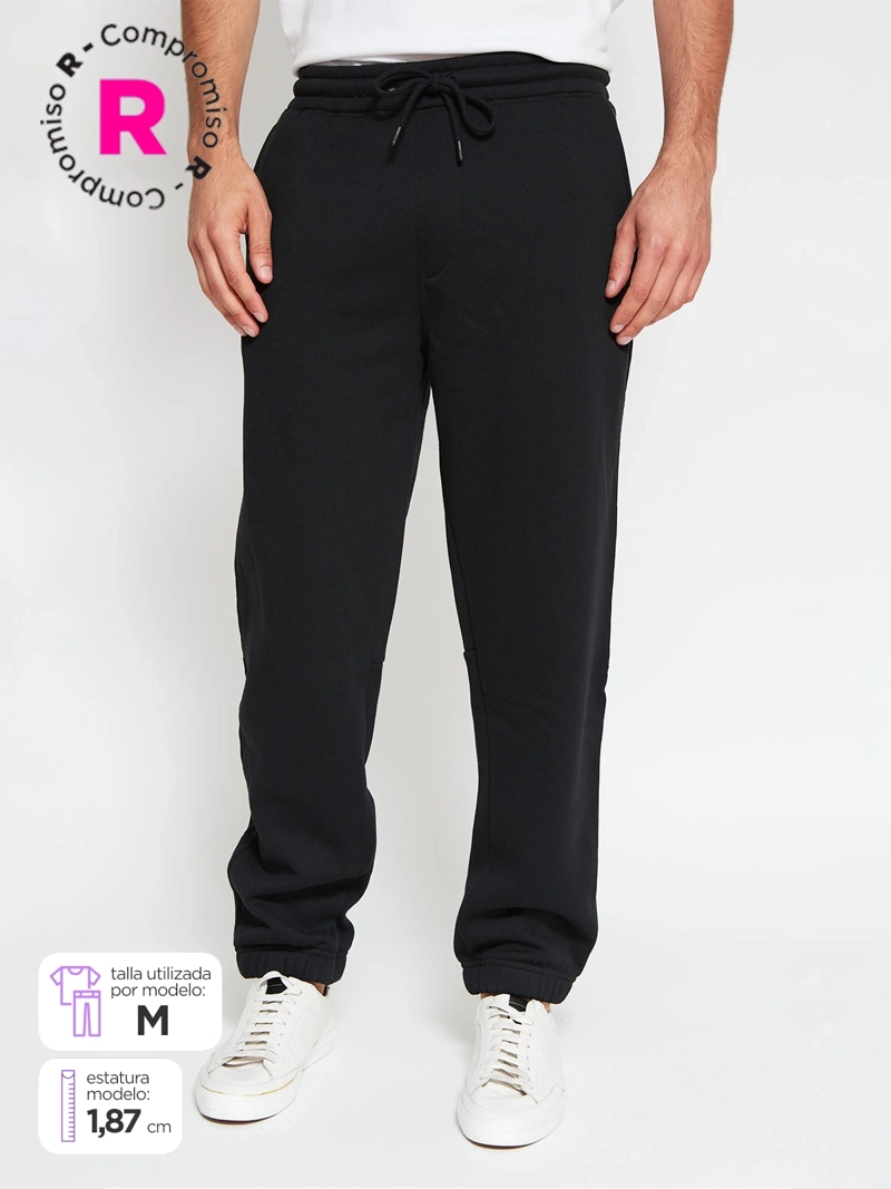 PANTALÓN DE BUZO HOMBRE INDEX ALGODÓN RECTO - 1
