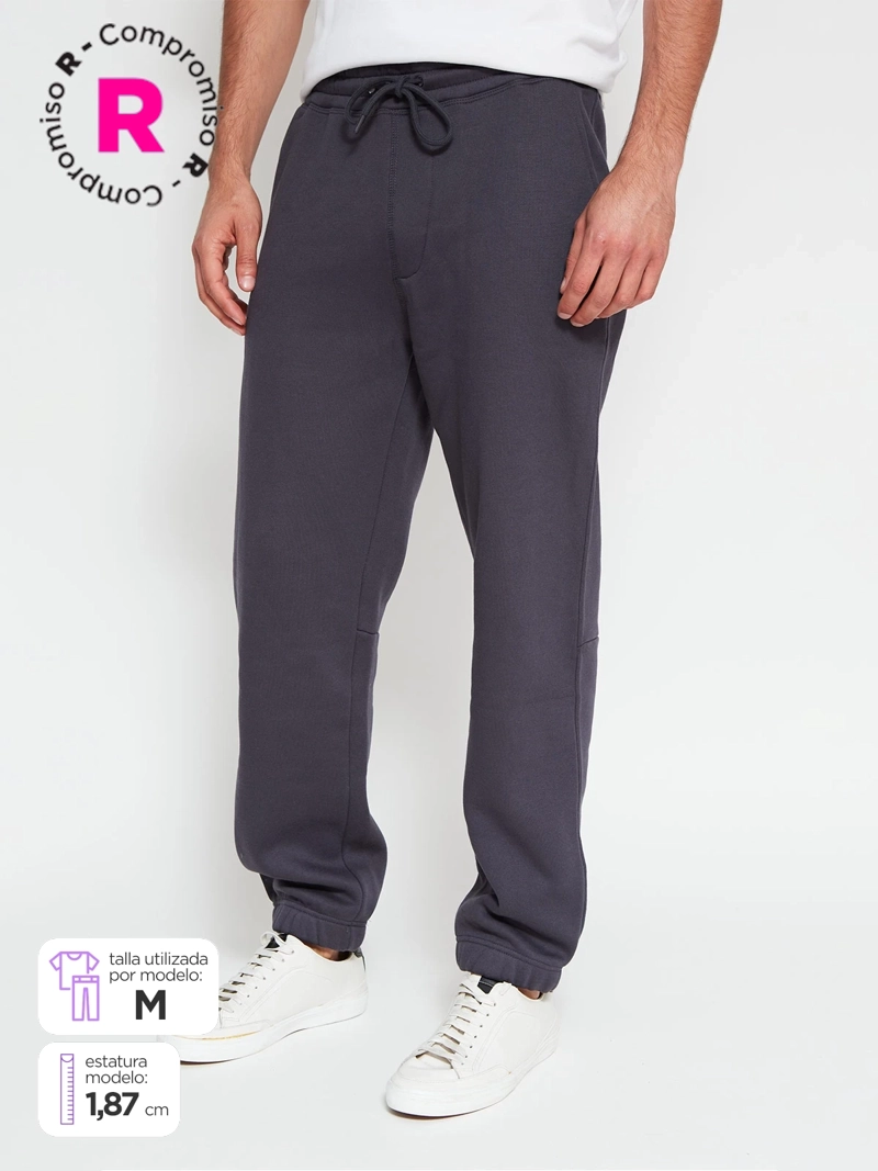 PANTALÓN DE BUZO HOMBRE INDEX ALGODÓN RECTO - 1