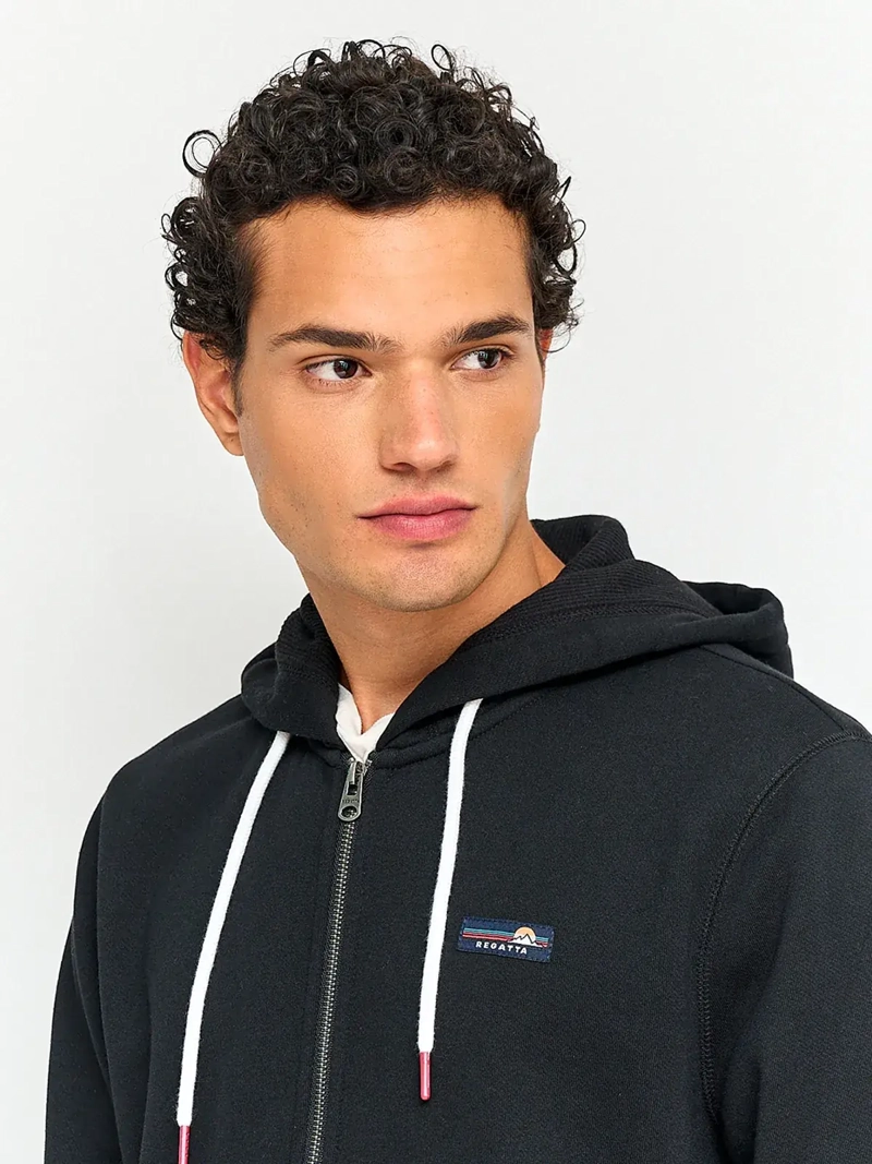 POLERÓN HOMBRE REGATTA ALGODÓN FULL ZIPPER BÁSICO - 3