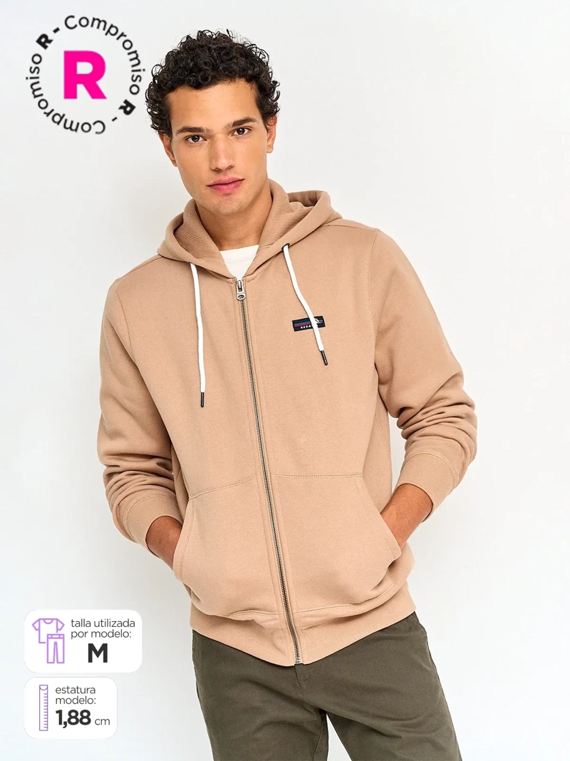 REGATTA POLERÓN HOMBRE REGATTA ALGODÓN FULL ZIPPER BÁSICO