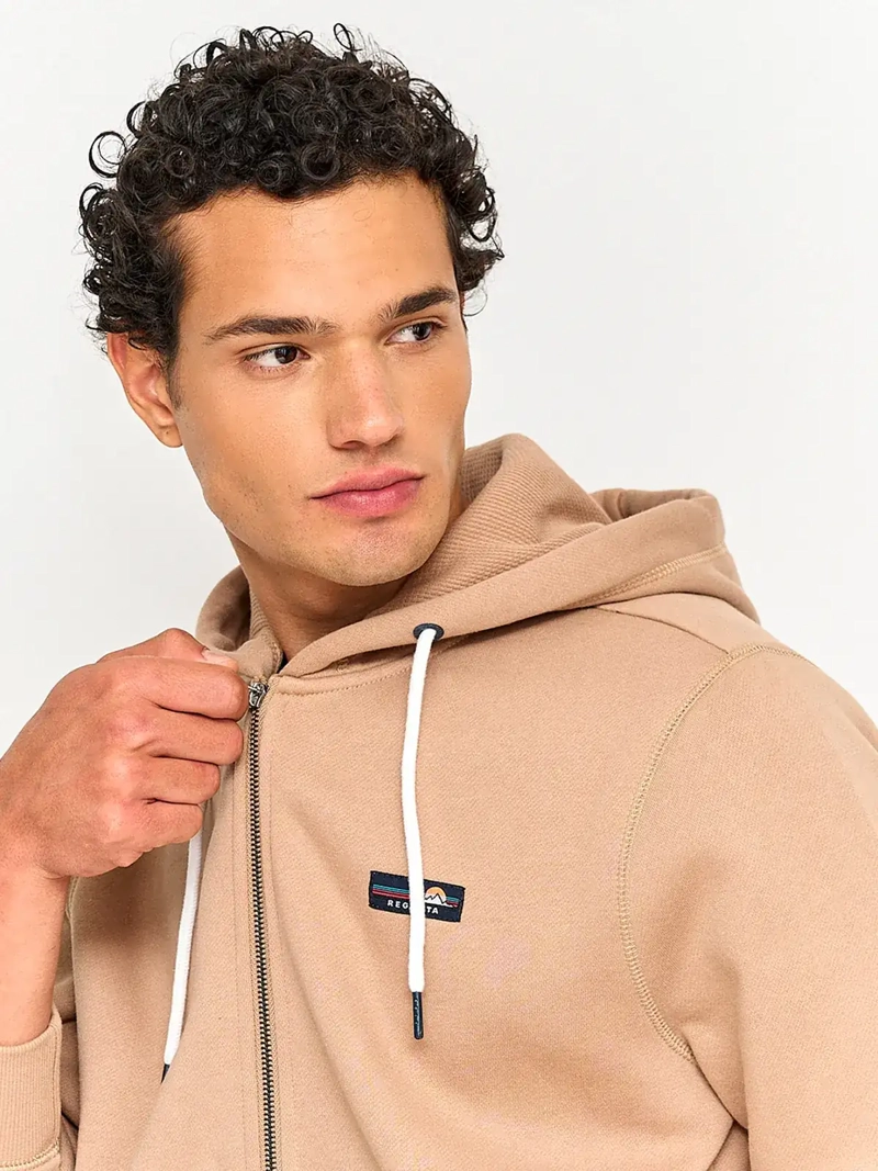 POLERÓN HOMBRE REGATTA ALGODÓN FULL ZIPPER BÁSICO - 3