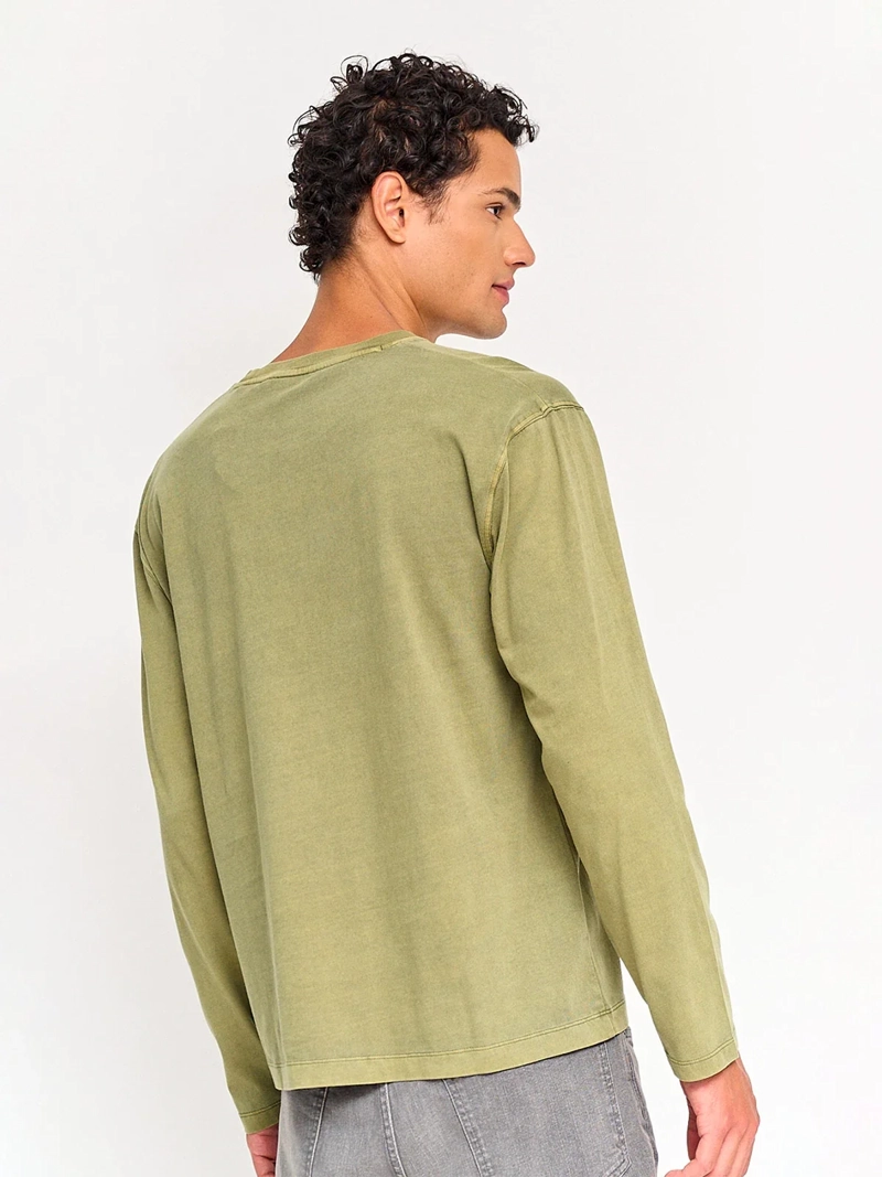 POLERA HOMBRE PEPE JEANS ALGODÓN MANGA LARGA BÁSICA - 2