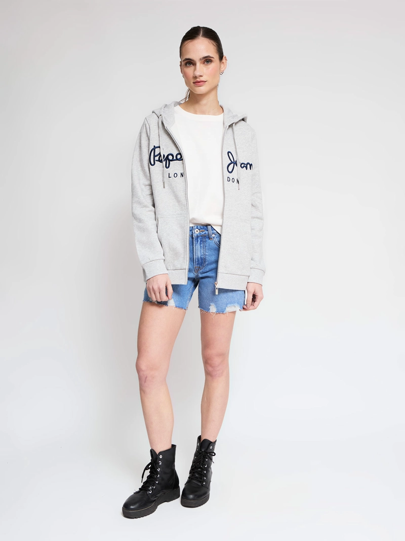 POLERÓN MUJER PEPE JEANS ALGODÓN CAPUCHA - 4
