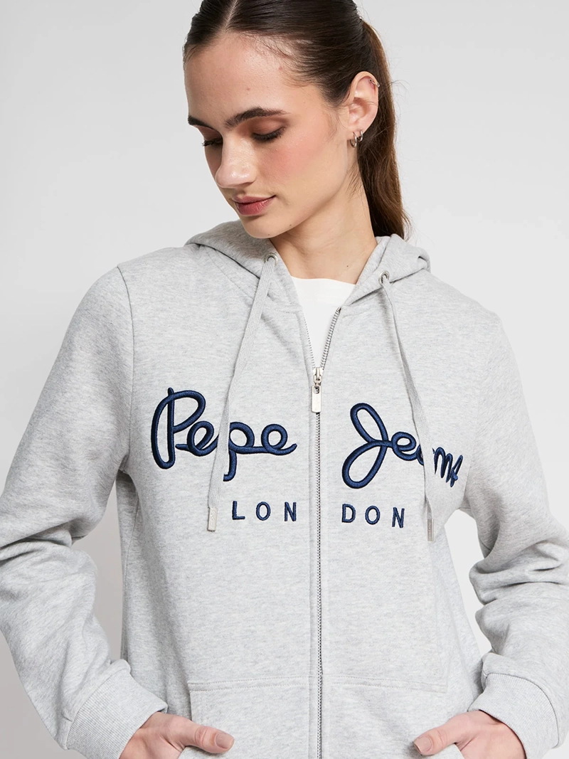 POLERÓN MUJER PEPE JEANS ALGODÓN CAPUCHA - 3