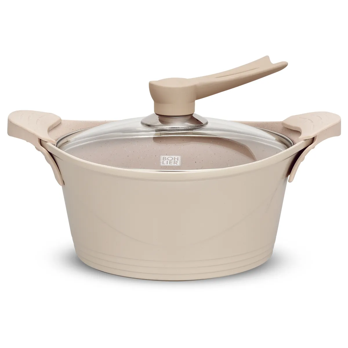 BATERÍA DE COCINA BOHLIER 6 PIEZAS BEIGE - 3