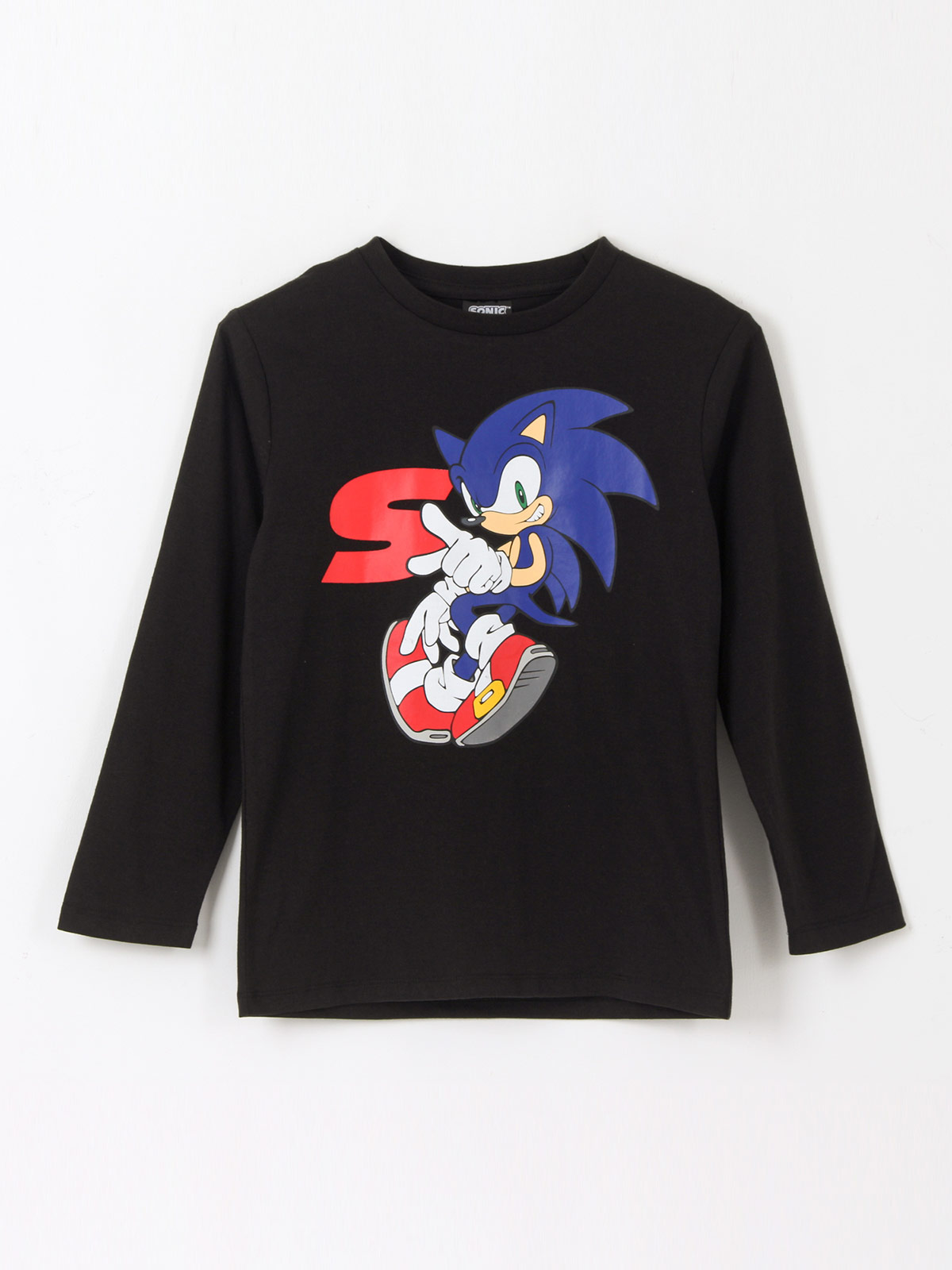 POLERA MANGA LARGA NIÑO SONIC