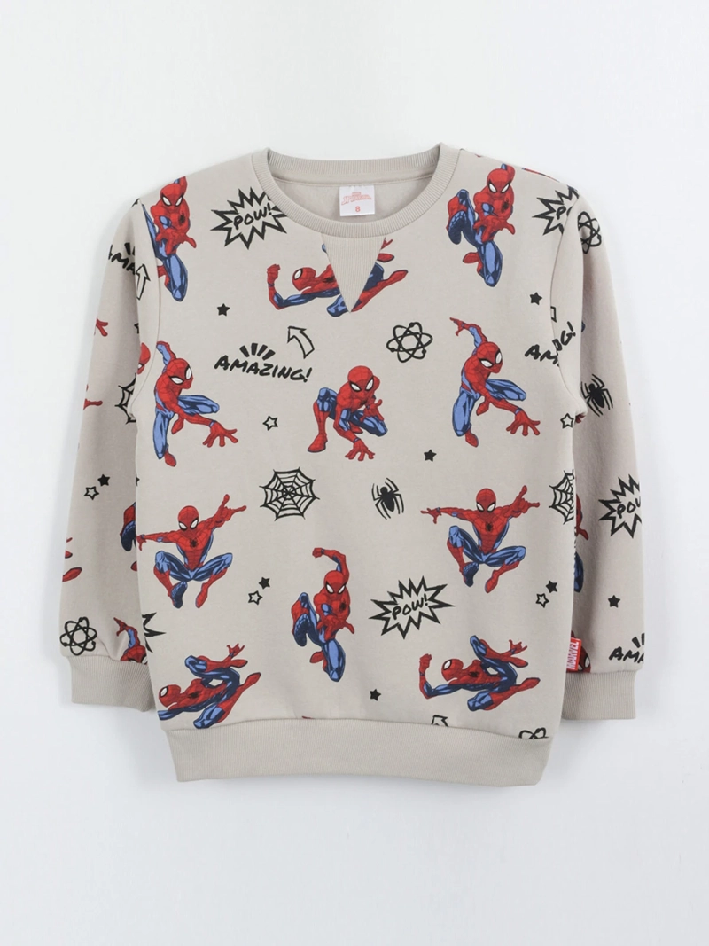 POLERÓN NIÑO SPIDERMAN FULL PRINT