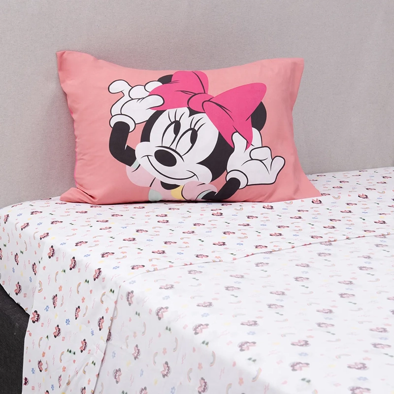 JUEGO DE SÁBANAS DISNEY MINNIE CHILL OUT 1.5PL - 1