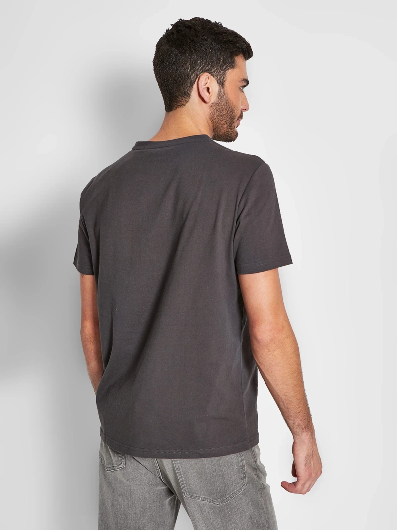 POLERA HOMBRE ROBERT LEWIS ALGODÓN CUELLO REDONDO MANGA CORTA ESTAMPADO - 2