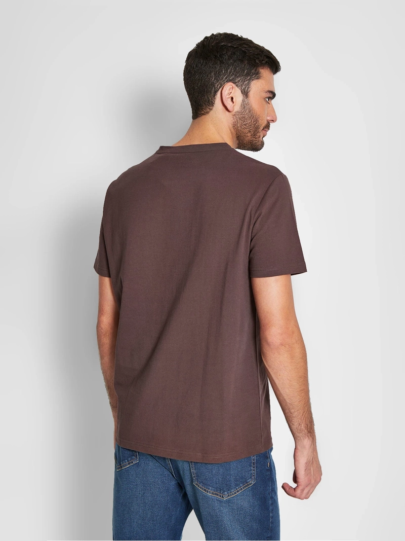 POLERA HOMBRE ROBERT LEWIS ALGODÓN CUELLO REDONDO MANGA CORTA ESTAMPADO - 2