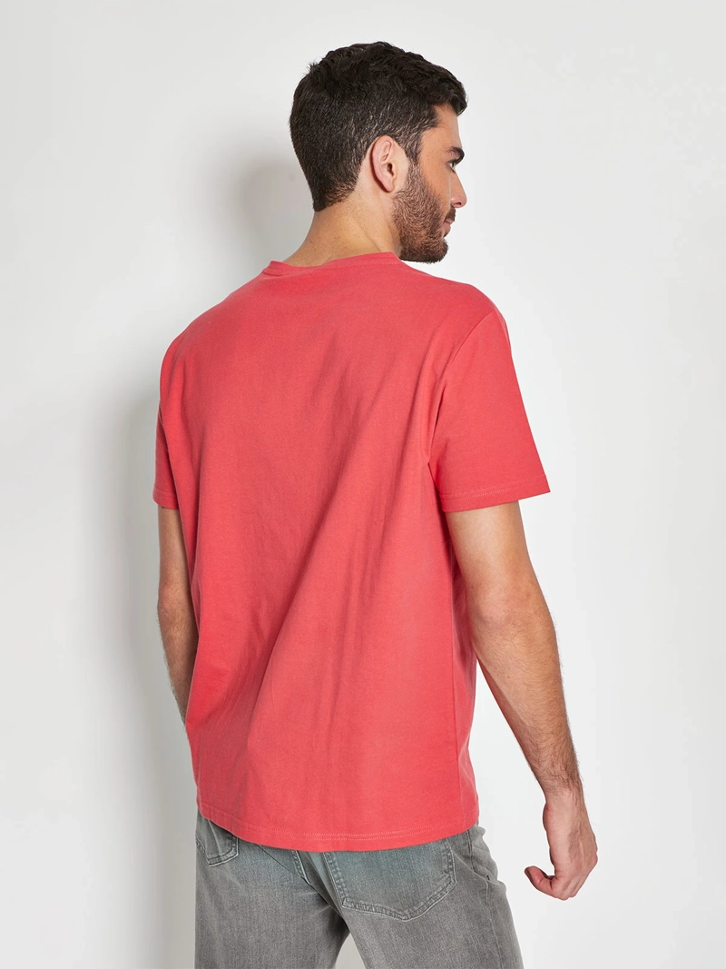 POLERA HOMBRE ROBERT LEWIS ALGODÓN CUELLO REDONDO MANGA CORTA ESTAMPADO - 2