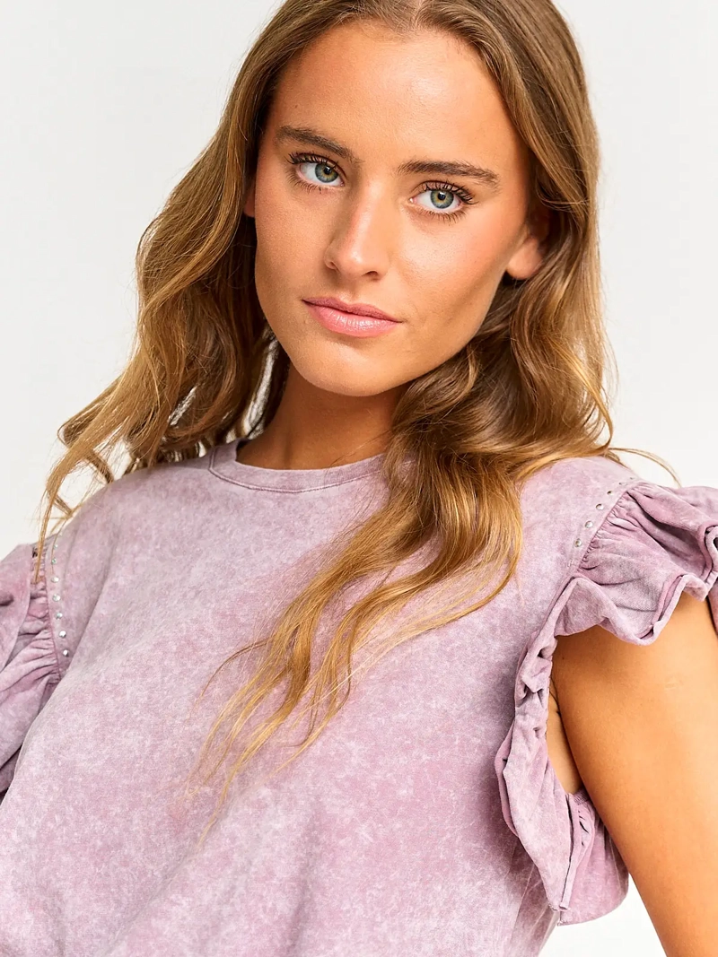 POLERA MUJER BARBADOS ALGODÓN SIN MANGAS VUELOS - 3