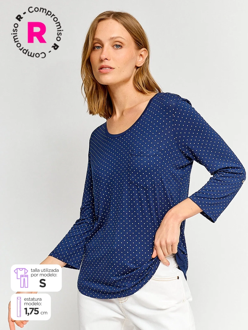 POLERA MUJER REGATTA MANGA 3/4 - 1