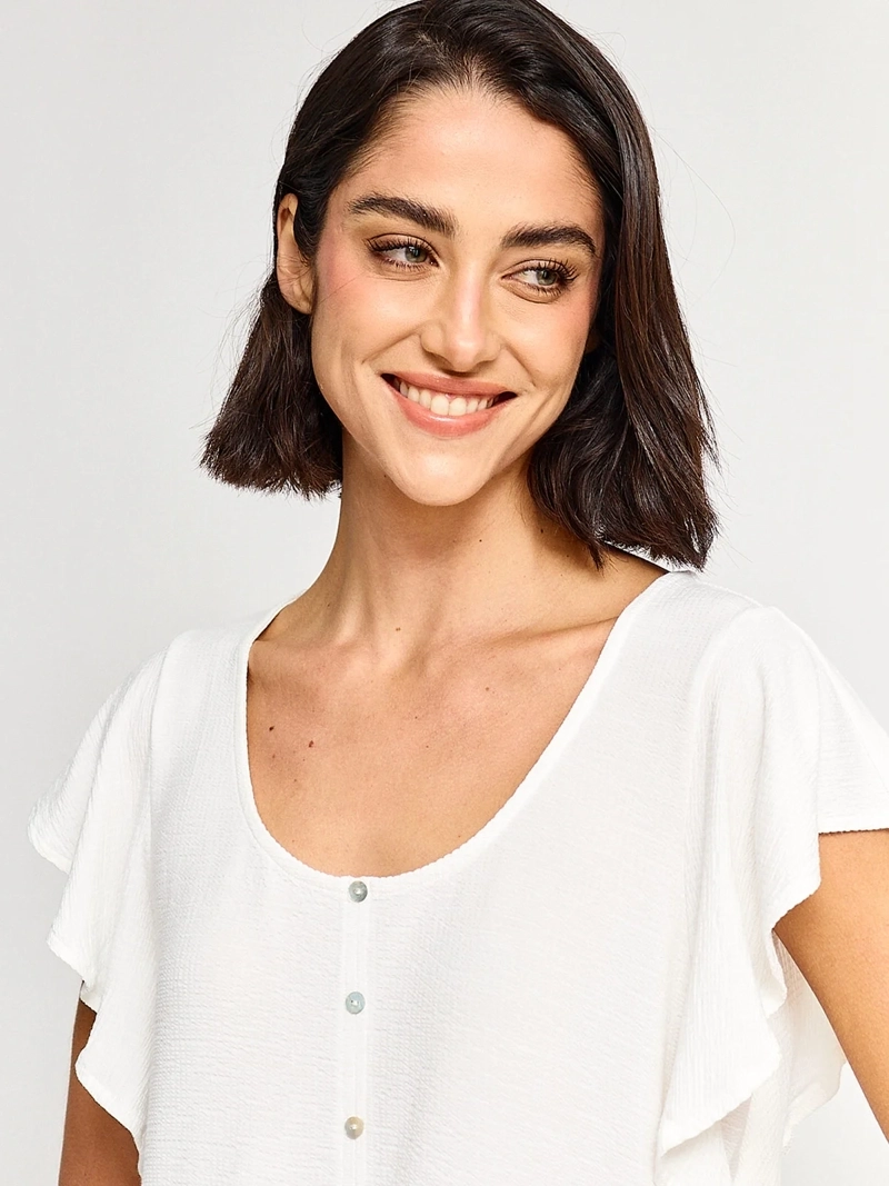 POLERA MUJER REGATTA MANGA CORTA BOTONES - 3
