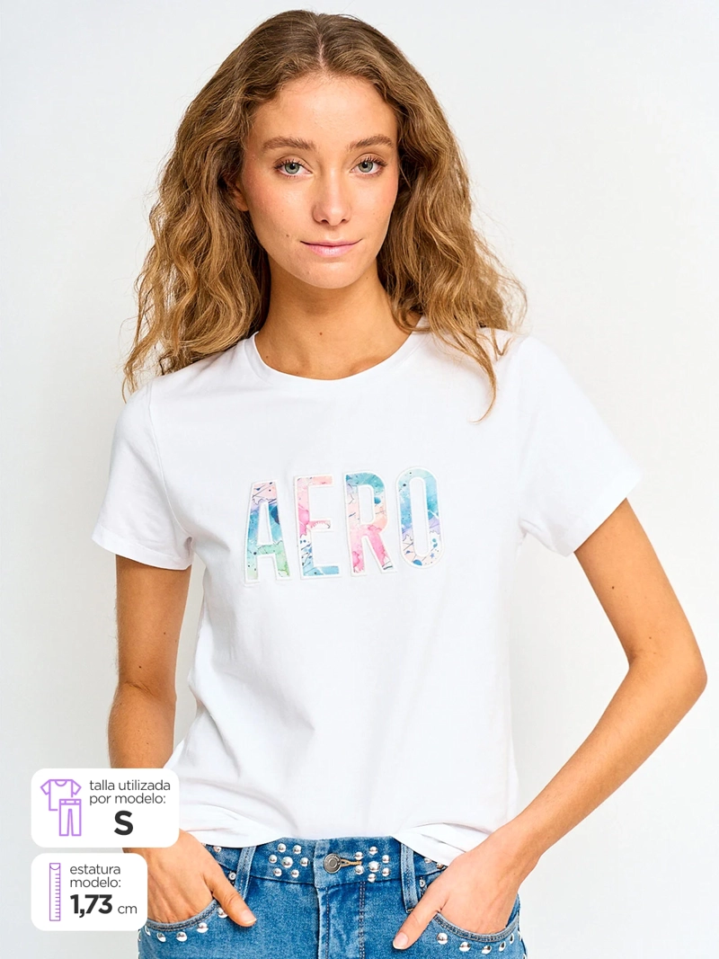 POLERA MUJER AEROPOSTALE ALGODÓN  - 1