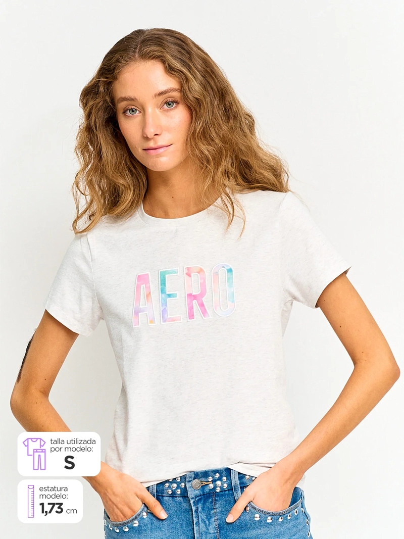 POLERA MUJER AEROPOSTALE ALGODÓN  - 1