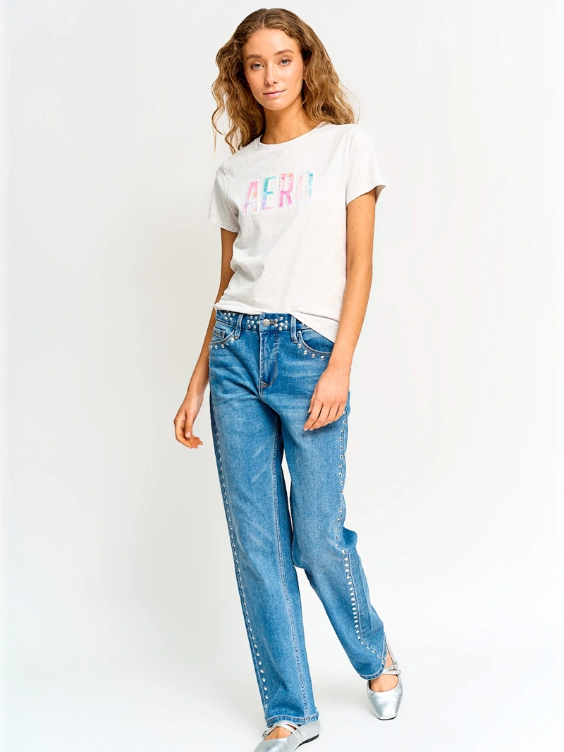 POLERA MUJER AEROPOSTALE ALGODÓN  - 4