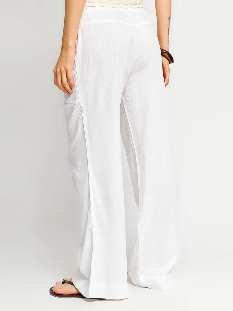 PANTALÓN MUJER INDEX LINO FLUIDO - 3