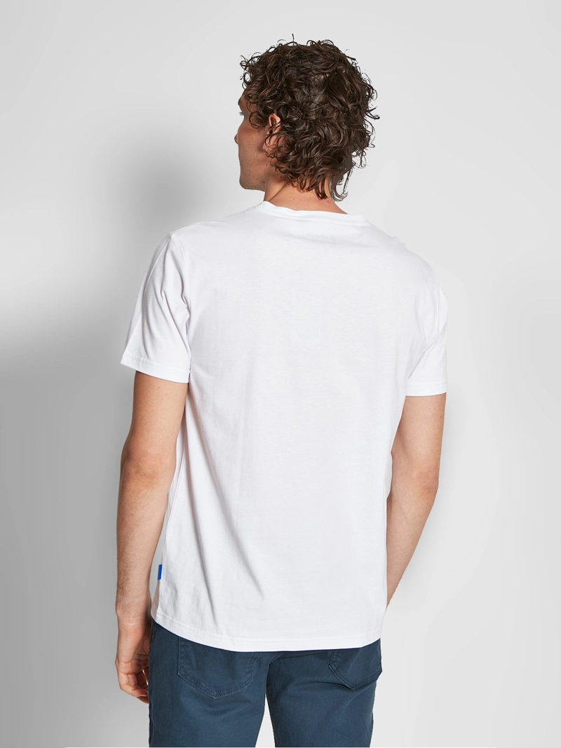 POLERA HOMBRE ROBERT LEWIS ALGODÓN CUELLO REDONDO MANGA CORTA ESTAMPADO - 2