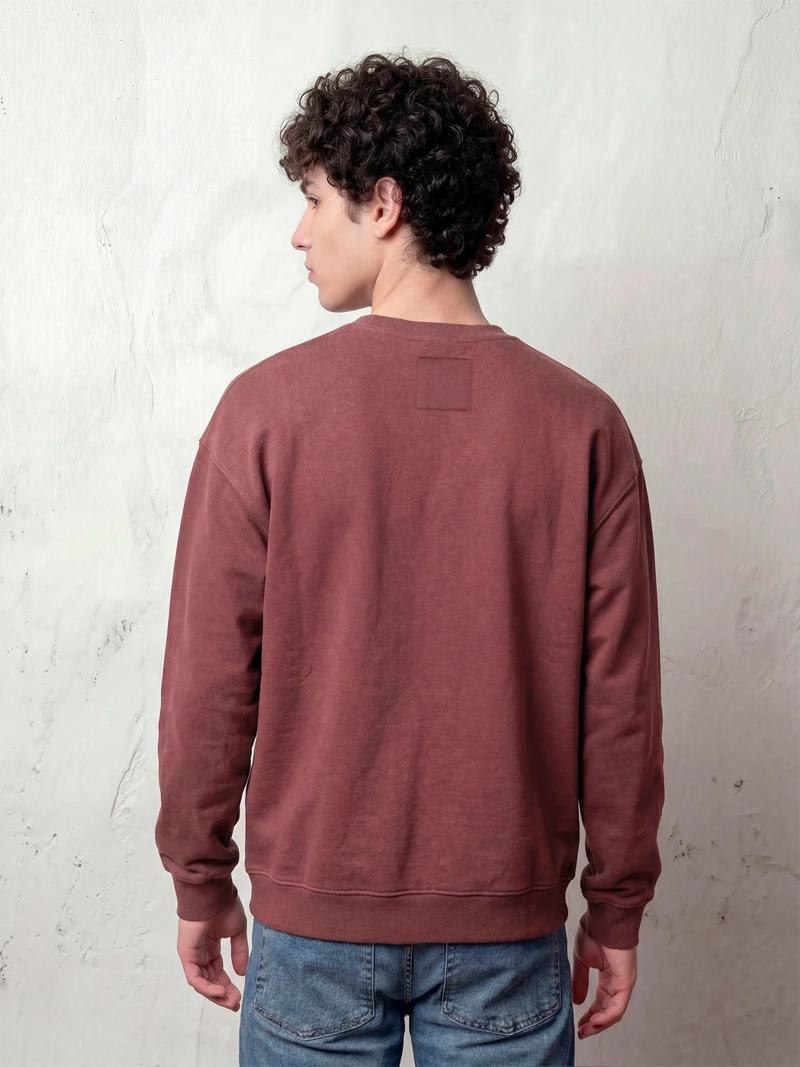 POLERÓN HOMBRE INDEX ALGODÓN CUELLO REDONDO OVERSIZE - 2