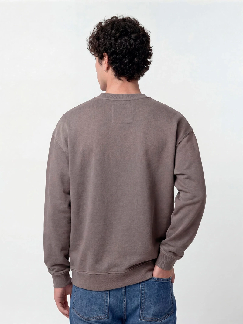 POLERÓN HOMBRE INDEX ALGODÓN CUELLO REDONDO OVERSIZE - 2
