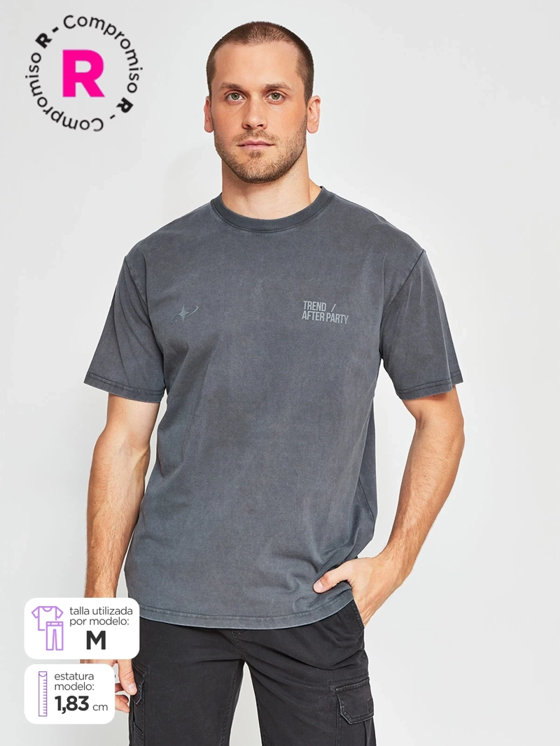 POLERA HOMBRE INDEX ALGODÓN MANGA CORTA - 1