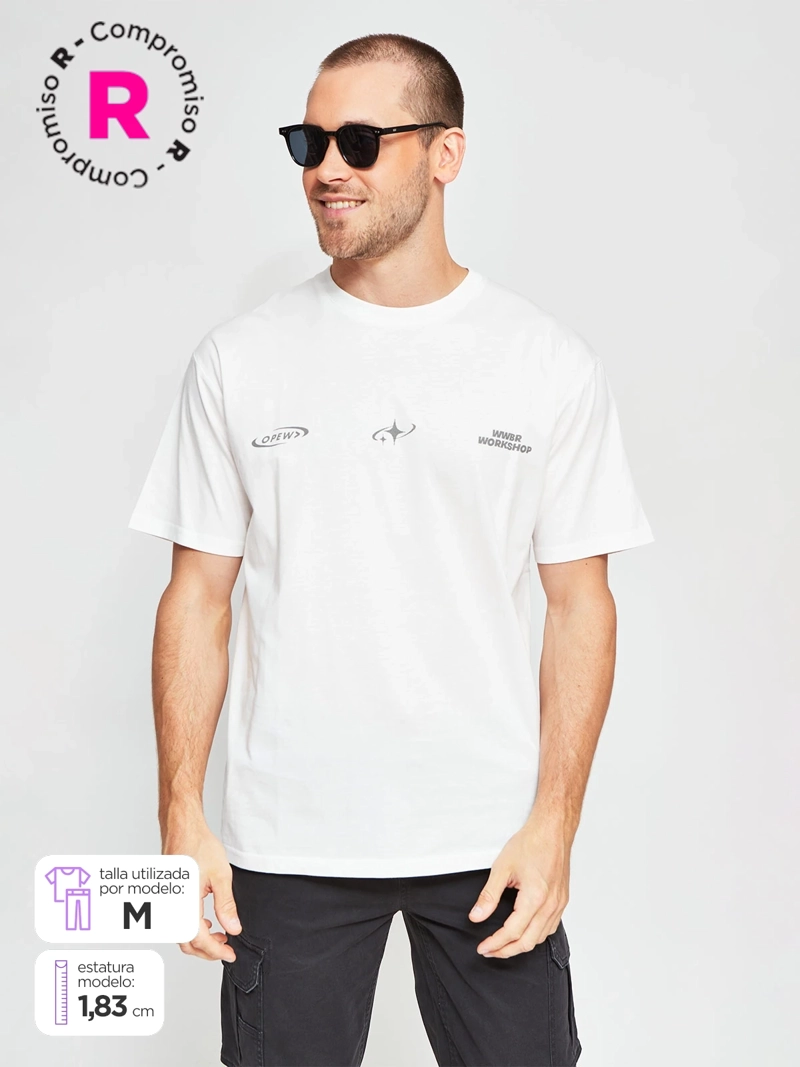 POLERA HOMBRE INDEX ALGODÓN MANGA CORTA - 1
