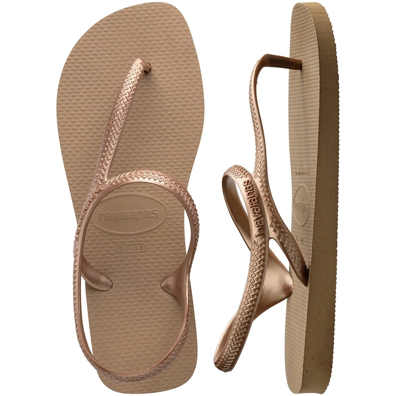 SANDALIAS MUJER HAVAIANA DORADO 4000039  - 5