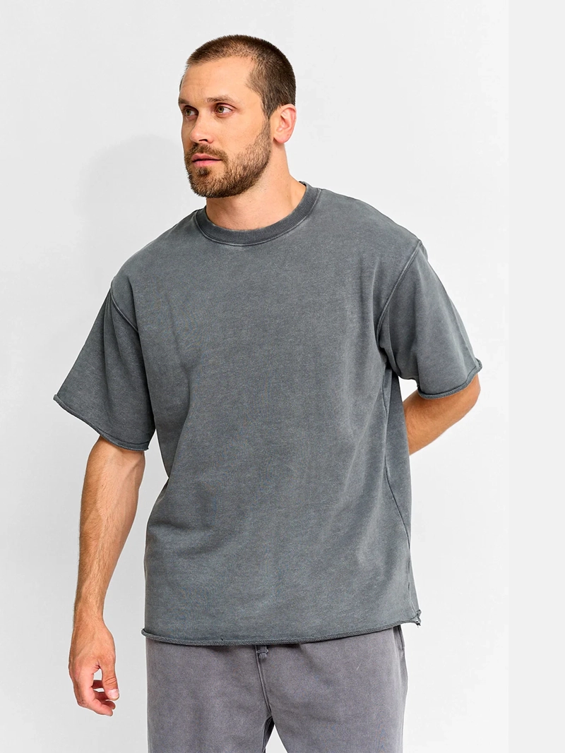 POLERA HOMBRE INDEX ALGODÓN MANGA CORTA LAVADA